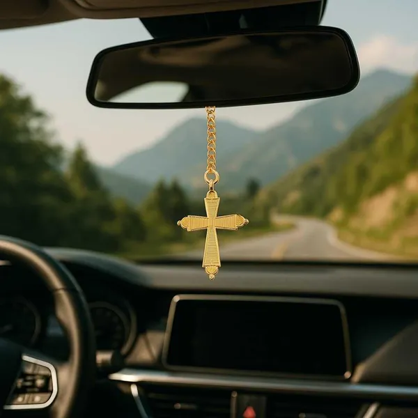 Car_Rearview_Mirror_Cross_Pendant