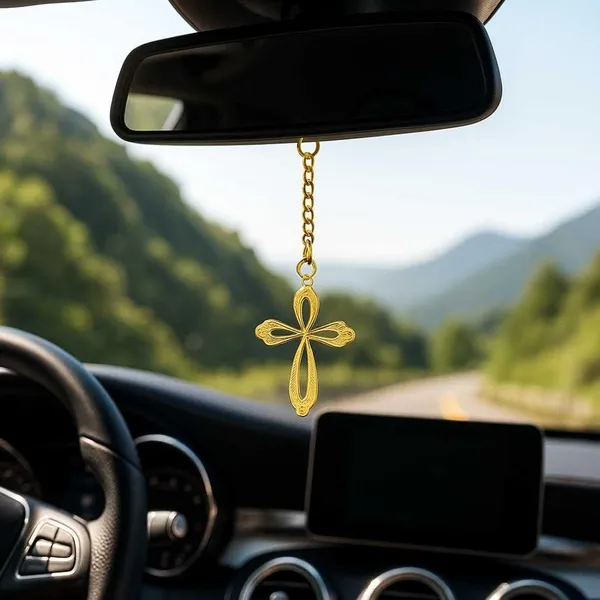 Cross_Car_Rearview_Mirror_Ornament