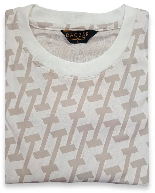 White_Printed_Regular_Fit_T_Shirt_For_Men