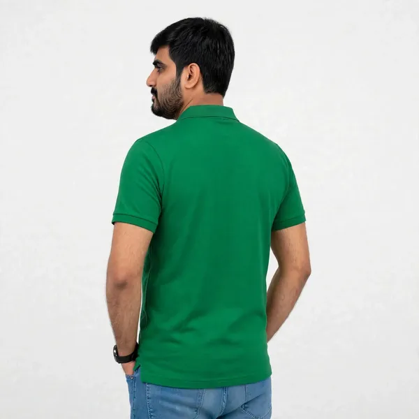 Green_Cotton_Regular_Fit_Polo_T_Shirt_For_Men