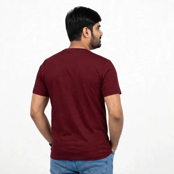 Maroon_Regular_Fit_T_Shirt_For_Men