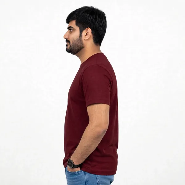 Maroon_Regular_Fit_T_Shirt_For_Men