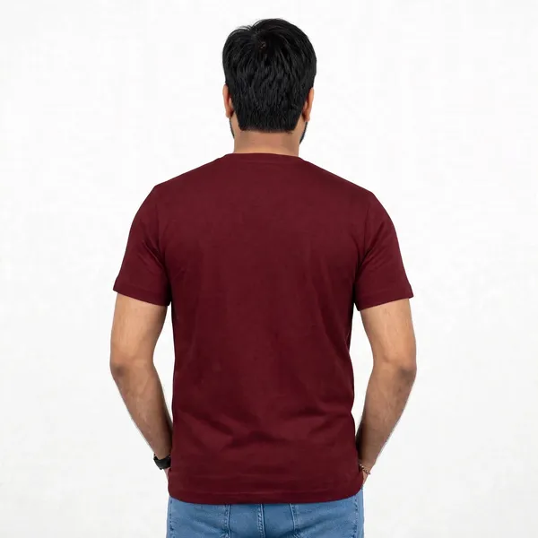 Maroon_Regular_Fit_T_Shirt_For_Men
