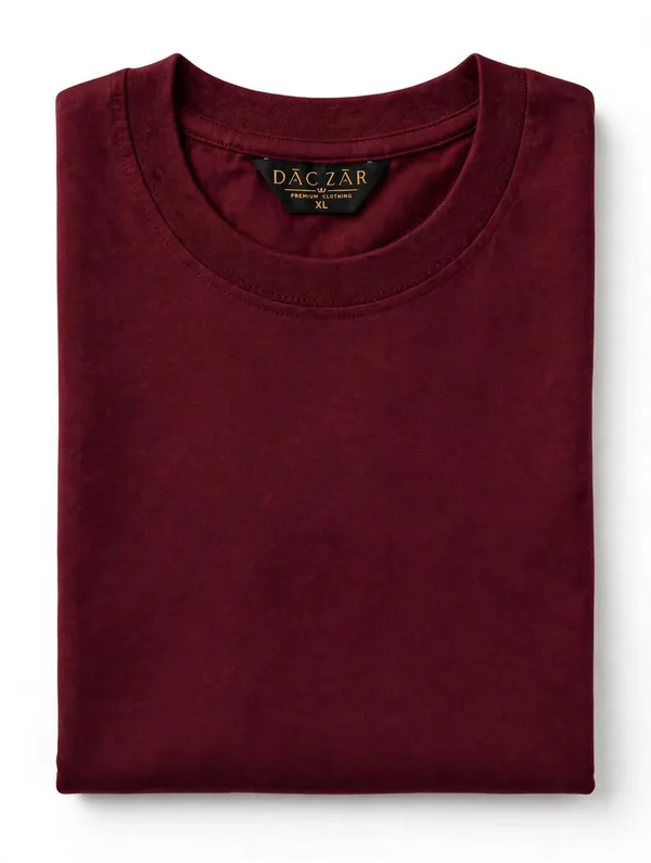 Maroon_Regular_Fit_T_Shirt_For_Men