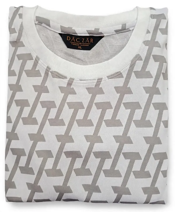 White_Printed_Regular_Fit_T_Shirt_For_Men