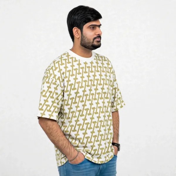 White_Printed_Oversized_T_Shirt_For_Men