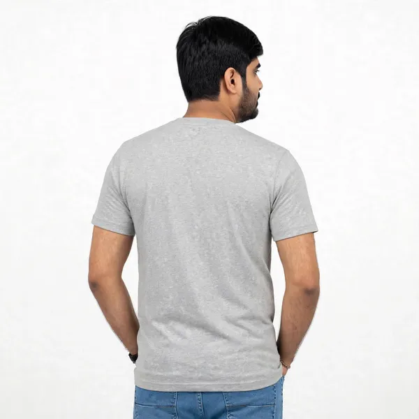 Grey_Crew_Neck_Regular_Fit_T_Shirt_For_Men