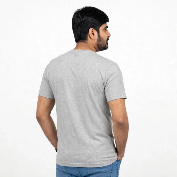 Grey_Crew_Neck_Regular_Fit_T_Shirt_For_Men