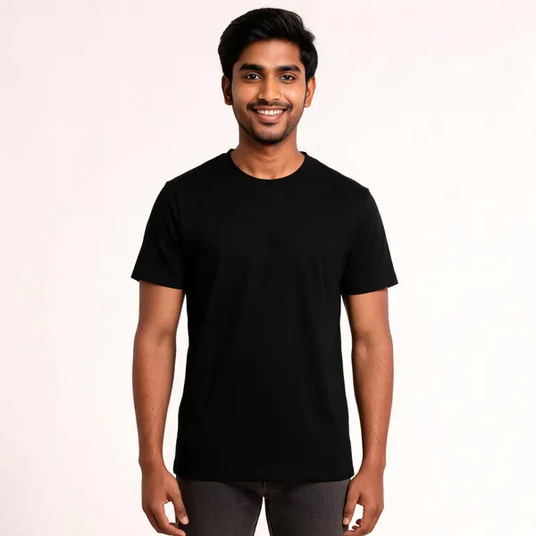 Black_Crew_Neck_T_Shirt_For_Men