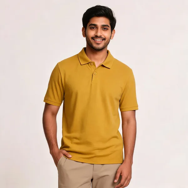 Mustard_Polo_T_Shirt_For_Men