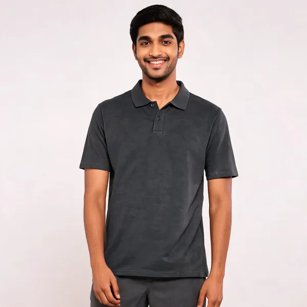 Black_Textured_Polo_T_Shirt_For_Men