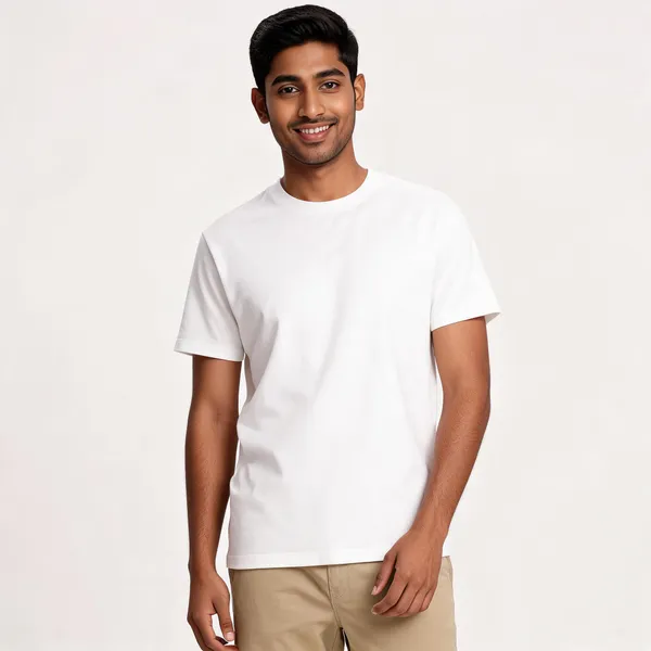 White_Crew_Neck_T_Shirt_For_Men