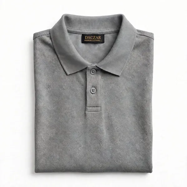 Grey_Regular_Fit_Polo_T_Shirt_For_Men