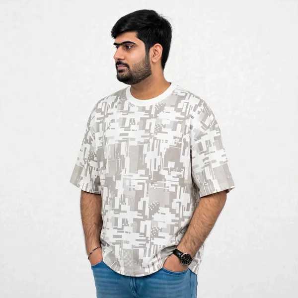 White_Printed_Oversized_T_Shirt_For_Men