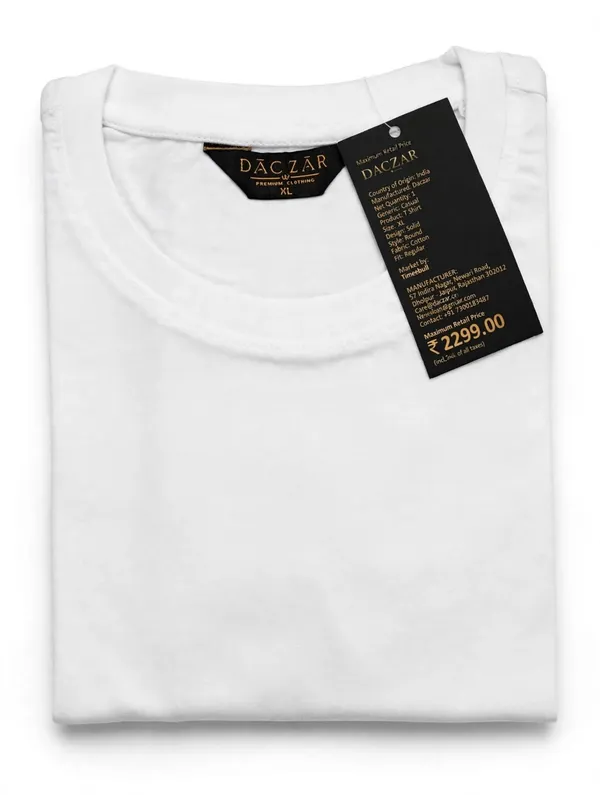 White_Cotton_Round_Neck_T_Shirt_For_Men