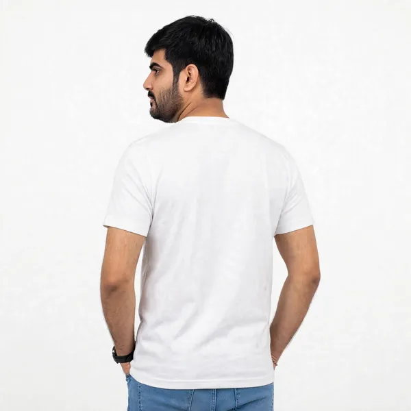 White_Cotton_Round_Neck_Regular_Fit_T_Shirt_For_Men