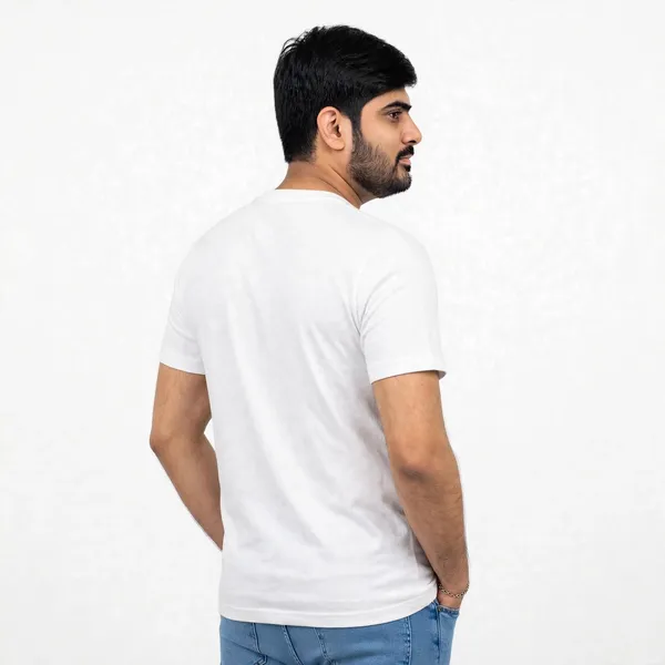 White_Cotton_Round_Neck_Regular_Fit_T_Shirt_For_Men