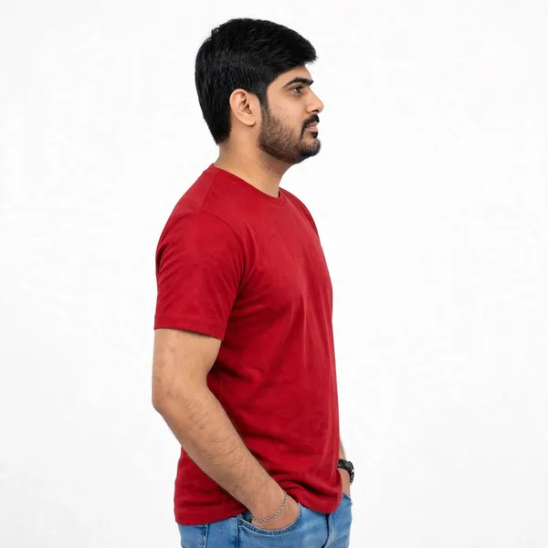 Red_Cotton_Regular_Fit_Round_Neck_T_Shirt_For_Men