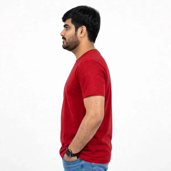 Red_Cotton_Regular_Fit_Round_Neck_T_Shirt_For_Men