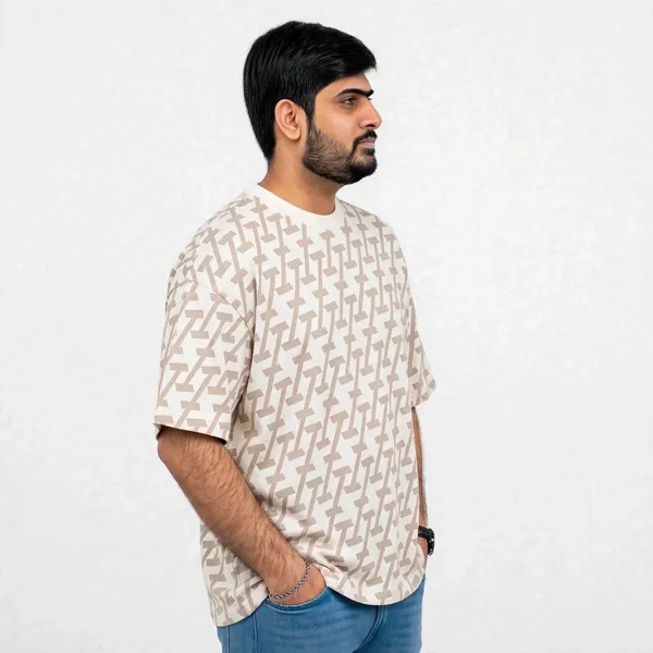 White_Printed_Oversized_T_Shirt_For_Men