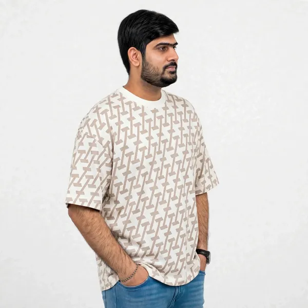 White_Printed_Oversized_T_Shirt_For_Men