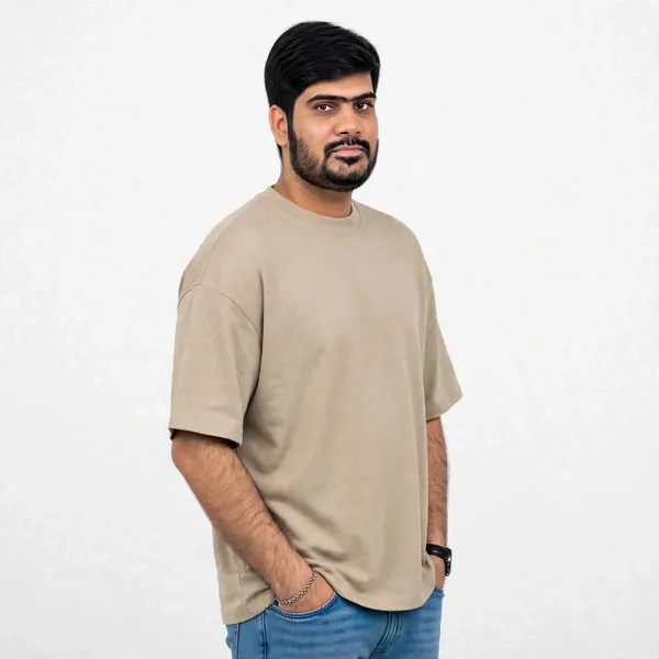 Beige_Crew_Neck_T_Shirt_for_Men
