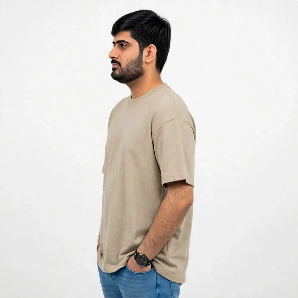 Beige_Crew_Neck_T_Shirt_for_Men