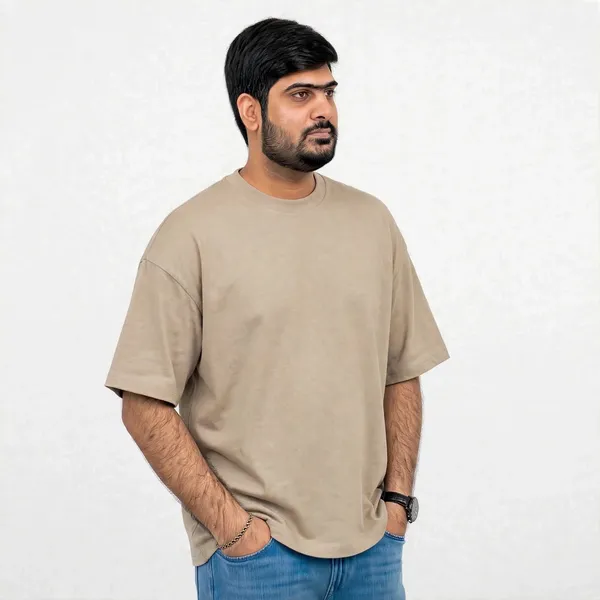 Beige_Crew_Neck_T_Shirt_for_Men