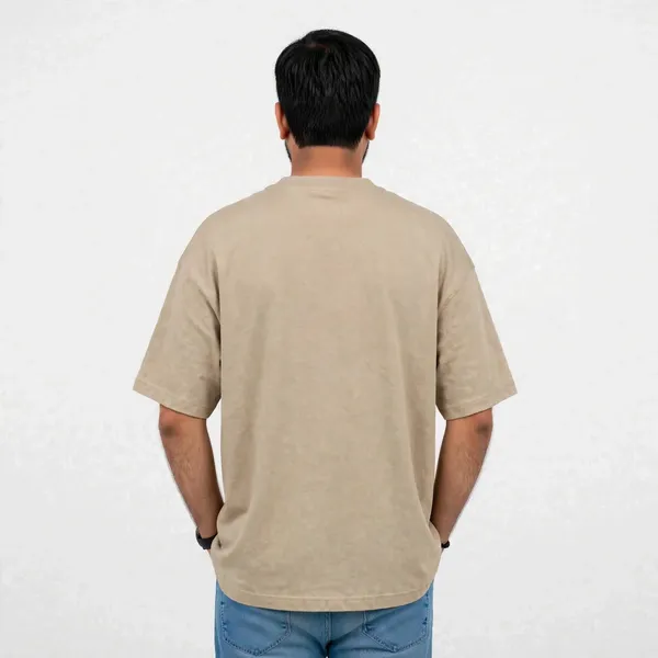 Beige_Crew_Neck_T_Shirt_for_Men