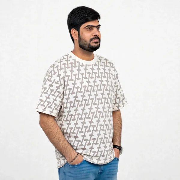 White_Printed_Oversized_T_Shirt_For_Men