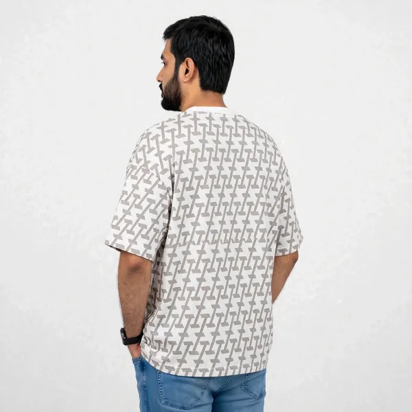 White_Printed_Oversized_T_Shirt_For_Men