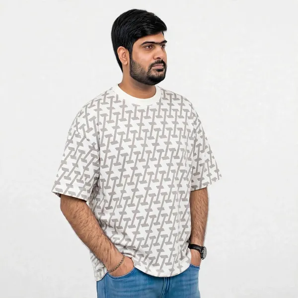 White_Printed_Oversized_T_Shirt_For_Men