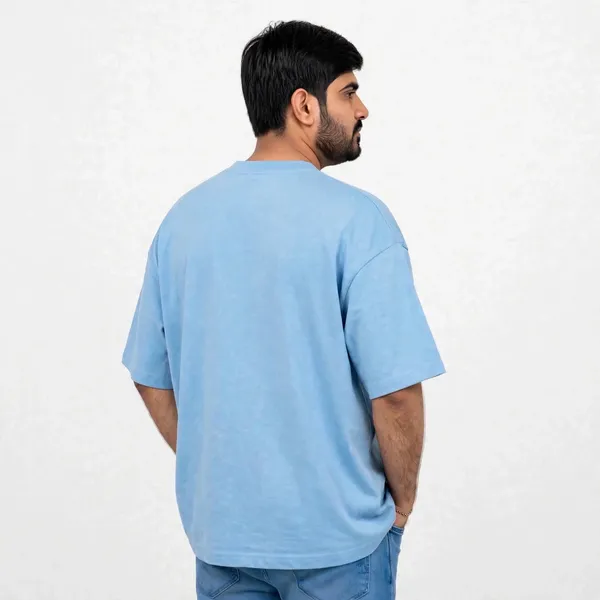 Light_Blue_Crew_Neck_Oversized_T_Shirt_For_Men