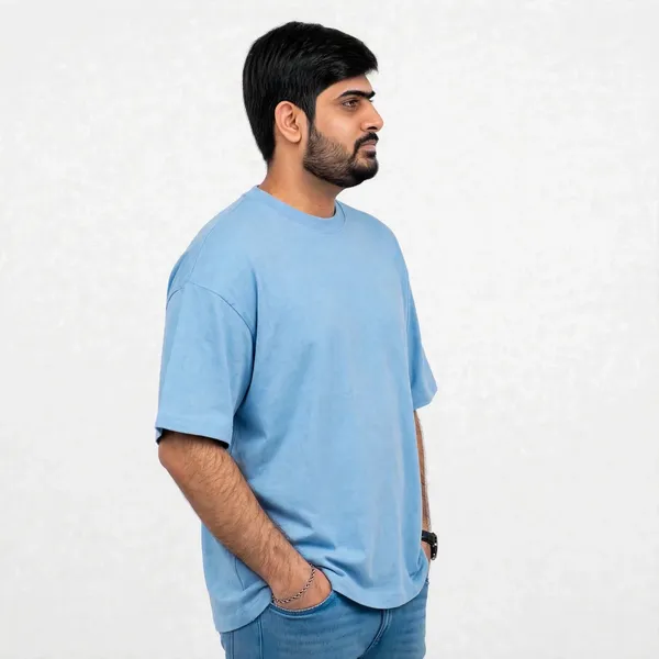 Light_Blue_Crew_Neck_Oversized_T_Shirt_For_Men