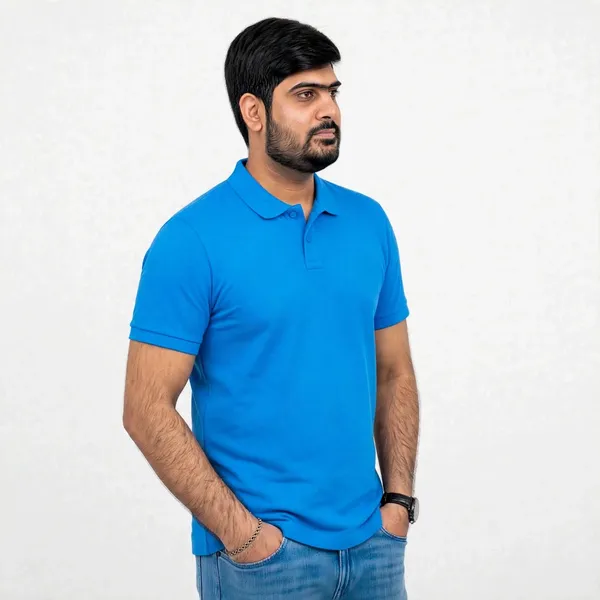 Blue_Regular_Fit_Polo_T_Shirt_For_Men