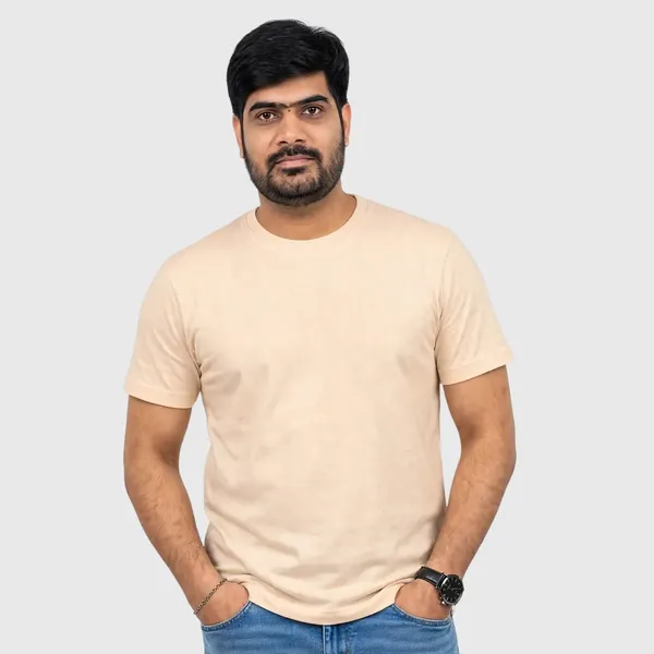 Ivory,_Peach_&_Lavender_Regular_Fit_T-Shirts_Combo_(Pack_of_3)