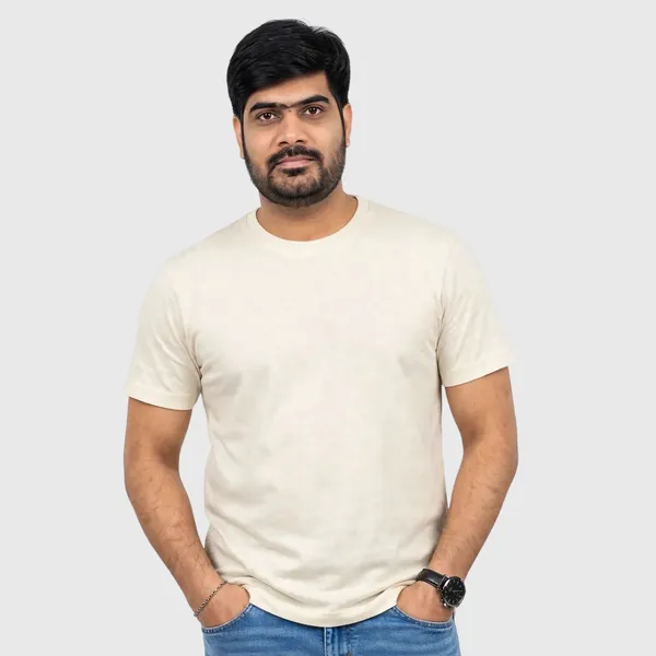Ivory,_Peach_&_Lavender_Regular_Fit_T-Shirts_Combo_(Pack_of_3)