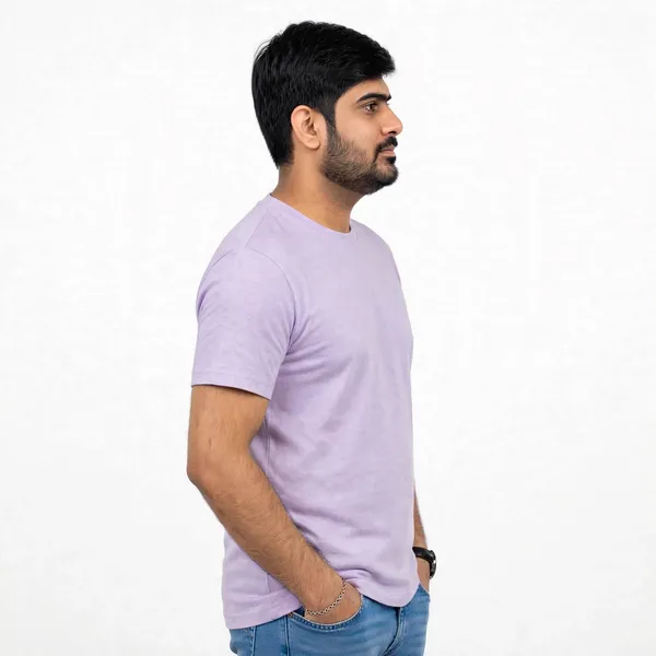 Lavender_Cotton_Regular_Fit_T_Shirt_For_Men