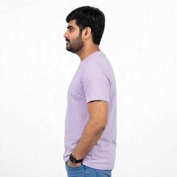 Lavender_Cotton_Regular_Fit_T_Shirt_For_Men