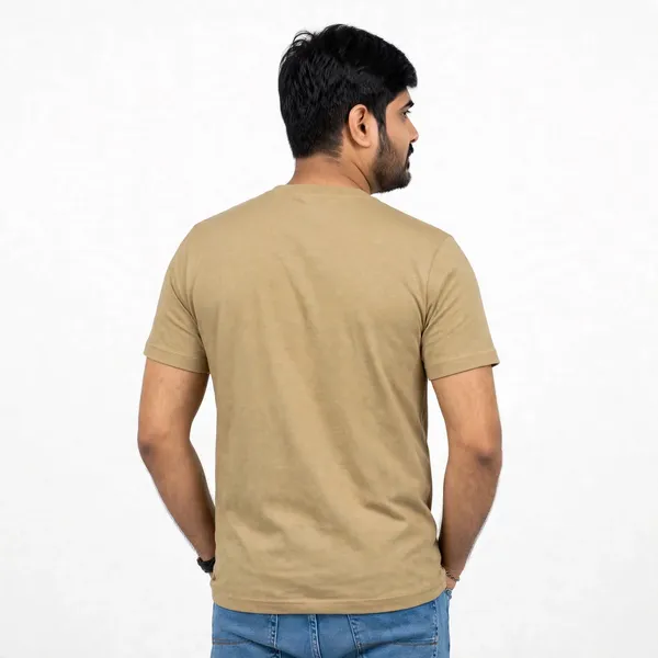 Beige_Cotton_Regular_Fit_T_Shirt_For_Men