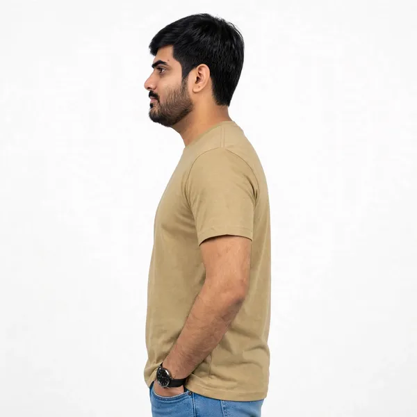 Beige_Cotton_Regular_Fit_T_Shirt_For_Men