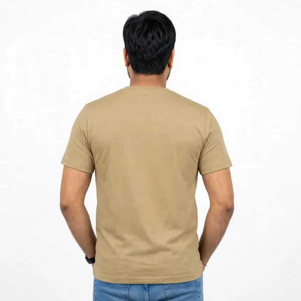 Beige_Cotton_Regular_Fit_T_Shirt_For_Men
