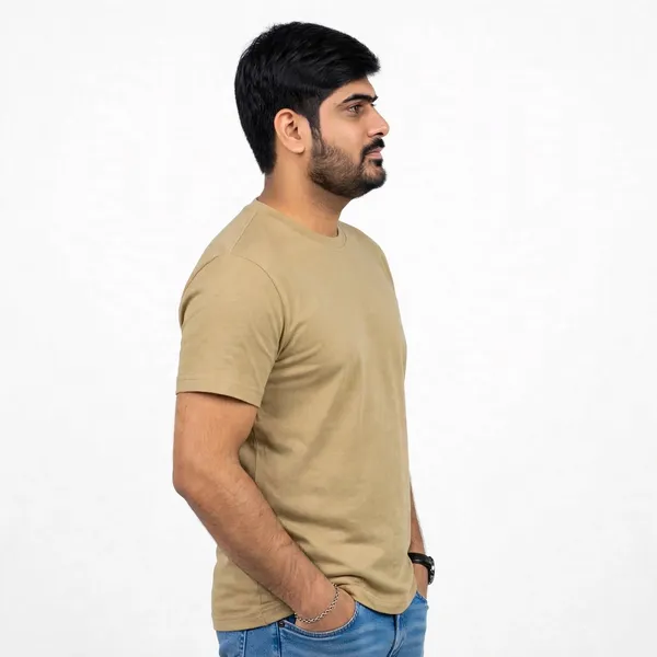 Beige_Cotton_Regular_Fit_T_Shirt_For_Men