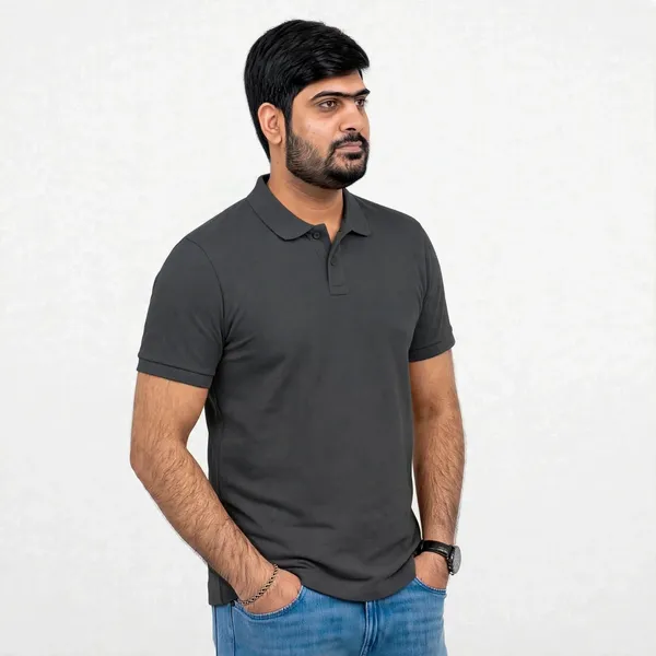 Black_Textured_Classic_Fit_Polo_T_Shirt_For_Men