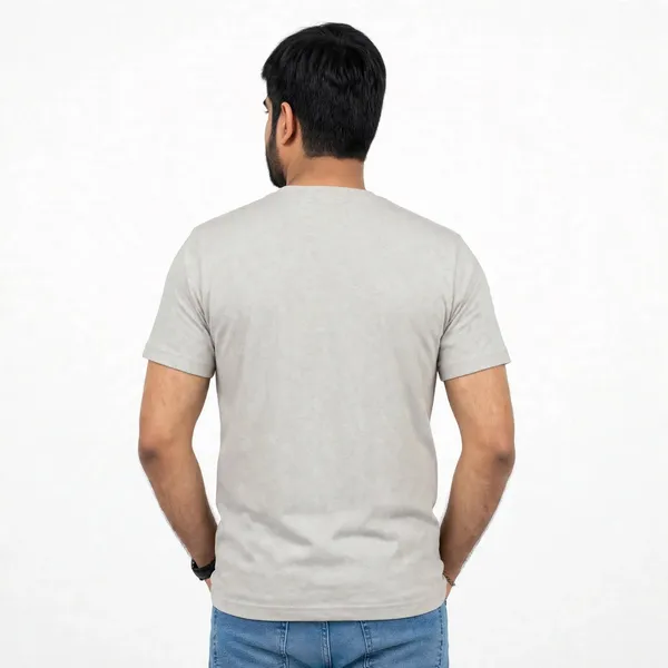 Cream_Cotton_Regular_Fit_T_Shirt_For_Men