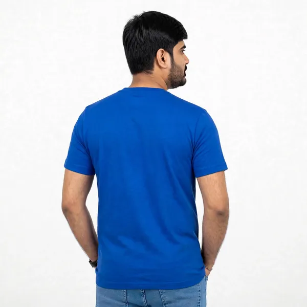 Blue_Solid_Crew_Neck_Regular_Fit_T_Shirt_For_Men