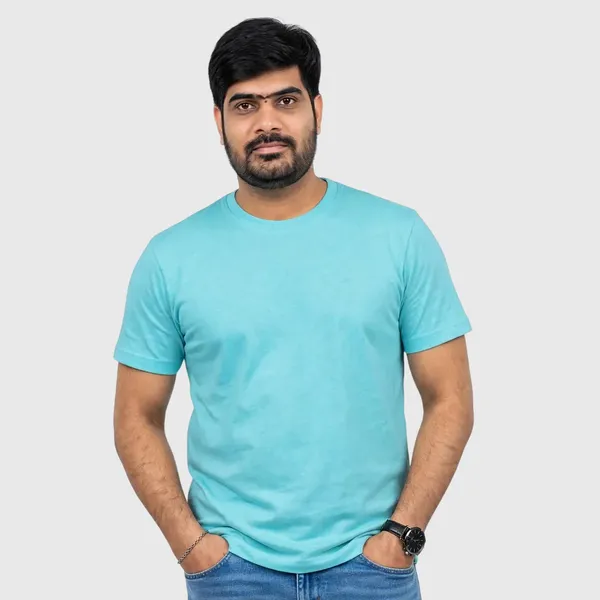 Turquoise,_Black_&_Red_Regular_Fit_T-Shirts_Combo_(Pack_of_3)