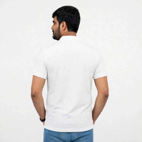 White_Regular_Fit_Polo_T_Shirt_For_Men