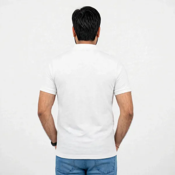 White_Regular_Fit_Polo_T_Shirt_For_Men
