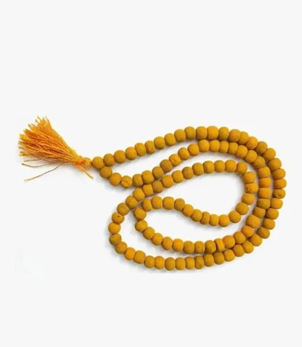Natural_Turmeric_Wood_Beaded_Prayer_Mala_With_Tassel_For_Unisex